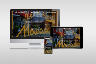 M2 BROTHERS Webseite - Restaurant Macaroni Aachen